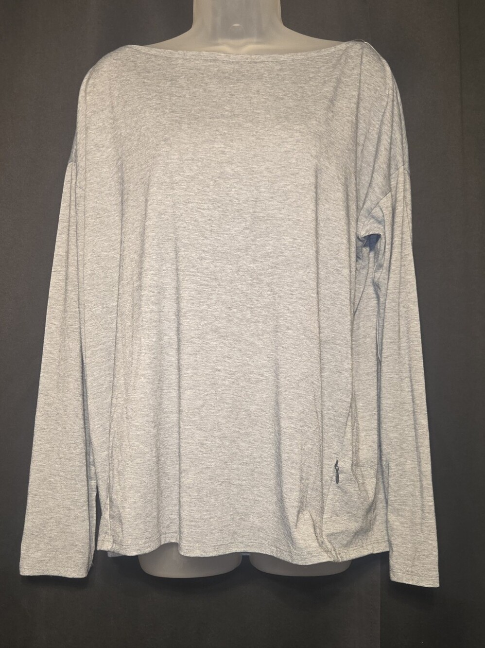 Royal Robbins Women’s Boatneck Long-Sleeve Top - Light Gray